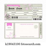 Boarding Pass Wedding Invitation Template Boarding Pass Wedding Invitation Template