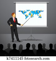 Businessman giving Presentation Businessman giving Presentation