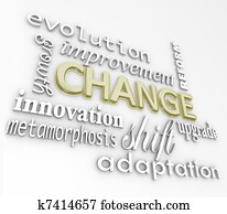 Change 3D Words Evolve Improve Grow for Success Change 3D Words Evolve Improve Grow for Success
