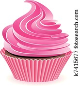 rosa, cupcake rosa, cupcake