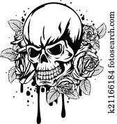 skull roses skull roses