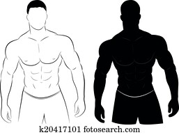 איש של שריר, צללית