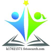 הזמן, ו, ילדים, גרפי, לוגו