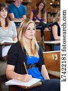 Students attending lecture