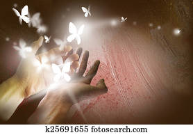 לשחרר, מבריק, פרפרים