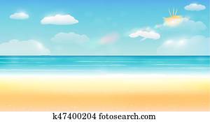 bright summer sky sea sand beach background bright summer sky sea sand beach background