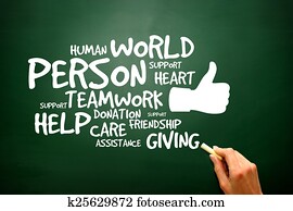 Charity and Help concept, presentation background Charity and Help concept, presentation background