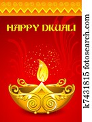 Decorated Diya Decorated Diya