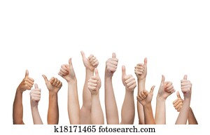 human hands showing thumbs up human hands showing thumbs up
