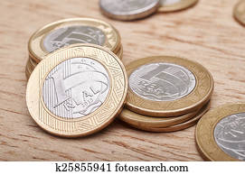Money coins Brazilian