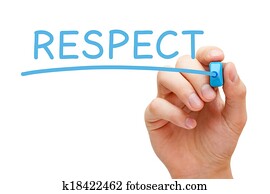 Respect Blue Marker