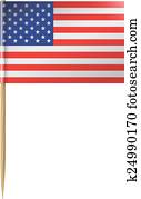 U. S. Flag Toothpick