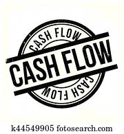 Cash Flow rubber stamp