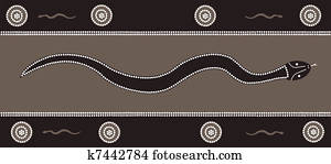 Dreamtime - snake Dreamtime - snake