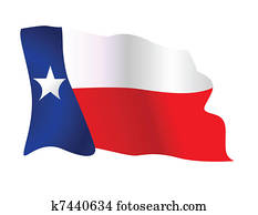 fahne, von, dass, staat texas, winkende fahne, von, dass, staat texas, winkende