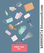 First Aid Kit Illustration First Aid Kit Illustration