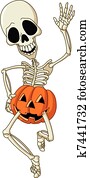 Happy skeleton Happy skeleton