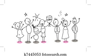 karikatur, party karikatur, party