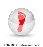 Foot print icon Foot print icon