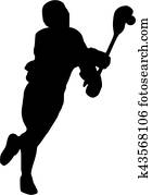 Lacrosse Silhouette Lacrosse Silhouette