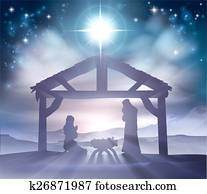 Nativity Christmas Scene Nativity Christmas Scene