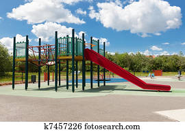 Slide on the playground Slide on the playground
