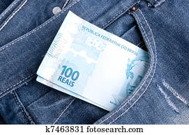 brasilianisch, geld