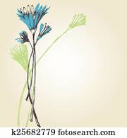 Cute spring flowers background Cute spring flowers background