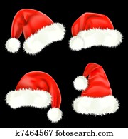 Santa Claus caps. Mesh. Santa Claus caps. Mesh.