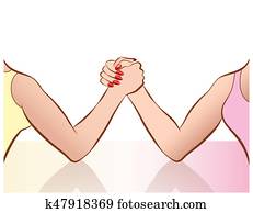 Womens Arm Wrestling