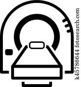 טומוגראפי, icon., דירה, design.