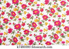 תבנית פרחונית, ב, seamless, cloth., פרוח, bouquet.