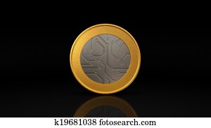 數字, 貨幣, 銀, 金幣, 黑暗