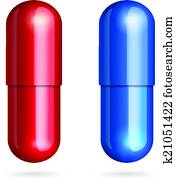 Blue and red pills Blue and red pills