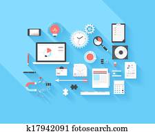 Business and office icons