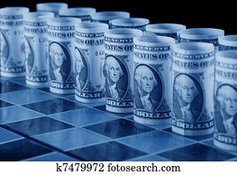 Money strategy concept