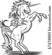 Rearing Unicorn Rearing Unicorn