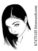 פנים של אישה