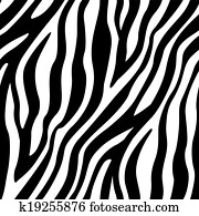פסים של זברה, seamless, תבנית