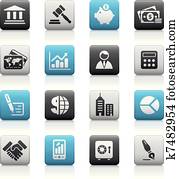 Business & Finance / Matte Buttons Business & Finance / Matte Buttons