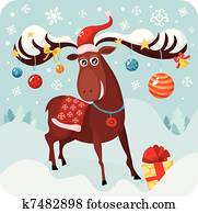 christmas deer christmas deer