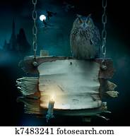 design background for Halloween party 