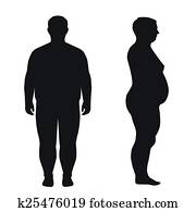 vector fat body, weight loss,