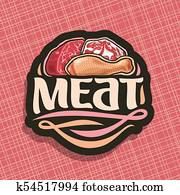 Stück, von, schweinefleisch, fleisch, auf, a, schwarz, stein, tisch