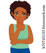 שחור, הפחד, ביטוי