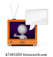 3d person on TV 3d person on TV