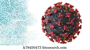 abstract medical background with covid 19 virus cell 2503 abstract medical background with covid 19 virus cell 2503