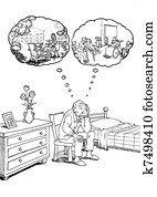 elderly man and nursing home