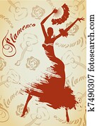 Flamenco girl Flamenco girl