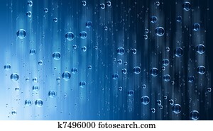motion blue water drops in the rain motion blue water drops in the rain